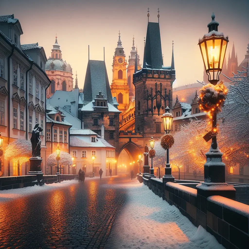 Hvordan er vejret i Prag i december måned?